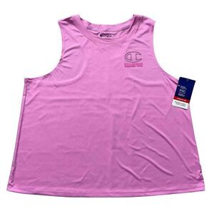 Champion Womens Top size 2X new nwt Pink Pullover Racerback Tank Lightweight
